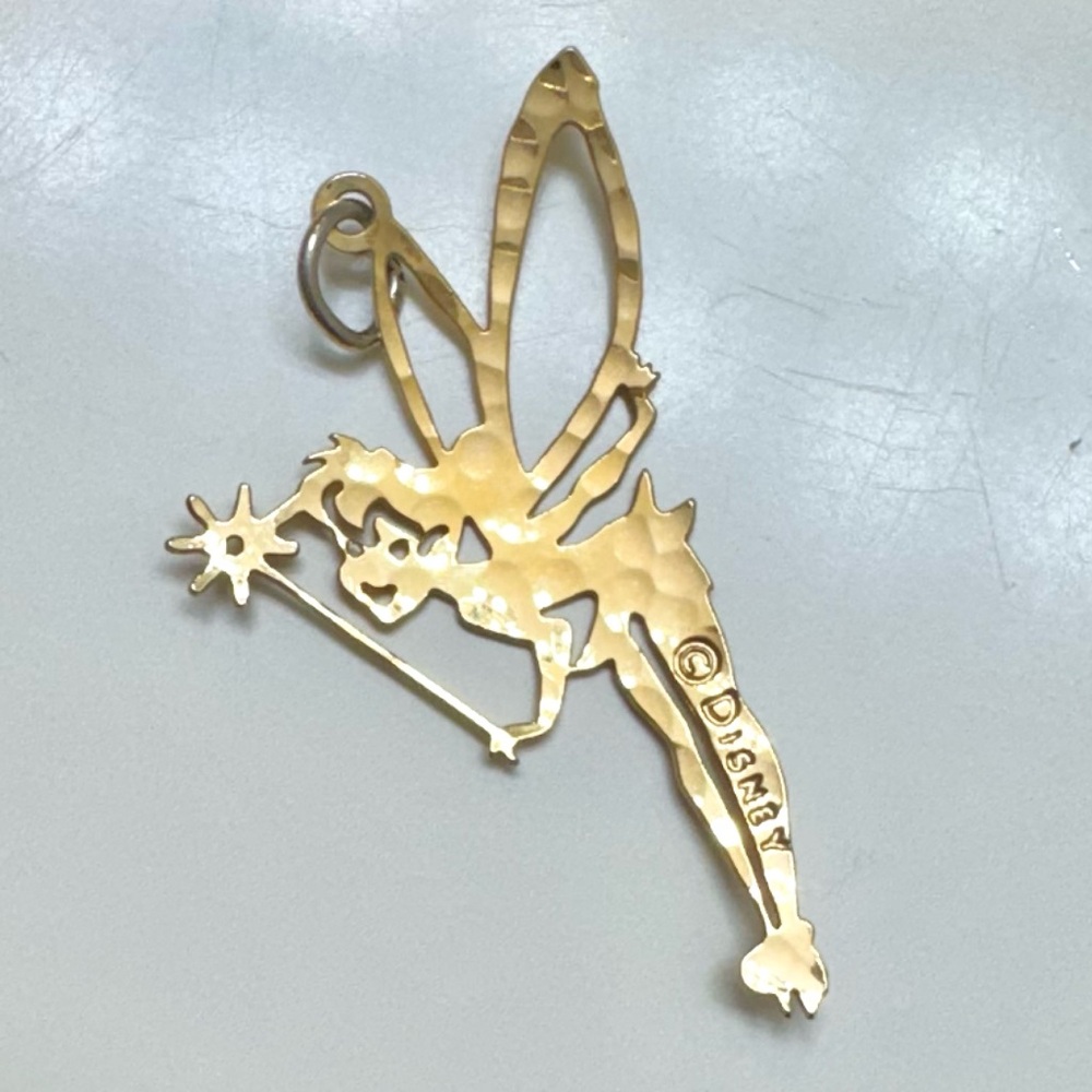 Vintage Disney Tinker Bell Pendant Wild Bryde 90s Disney World Charm - Picture 6 of 7